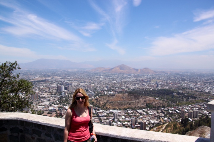 View over the city from Cerro San Cristobal